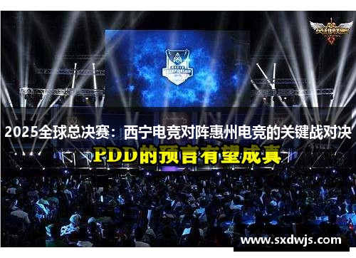 2025全球总决赛：西宁电竞对阵惠州电竞的关键战对决